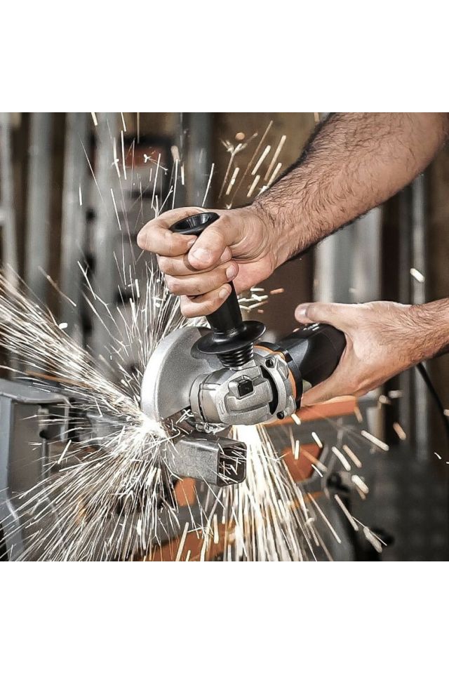 WORX ΗΛΕΚΤΡΙΚΟΣ ΓΩΝΙΑΚΟΣ ΤΡΟΧΟΣ 115 mm 750W WX711