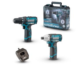 BORMANN Pro ΔΡΑΠΑΝ/ΒΙΔΟ 12V+ΠΑΛΜΙΚΟ 12V+2 ΜΠΑΤΑΡΙΕΣ 1.3ΑΗ, 2ΑΗ+ΒΑΛΙΤΣΑ ΜΕ ΕΞΑΡΤΗΜΑΤΑ ΣΕΤ BBP9035 047223
