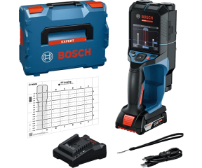BOSCH ΑΝΙΧΝΕΥΤΗΣ ΤΟΙΧΟΥ ΣΕ L-BOXX 18V LI-ION (1X2.0AH) EXPERT D-TECT18V-200-17C 0601081605