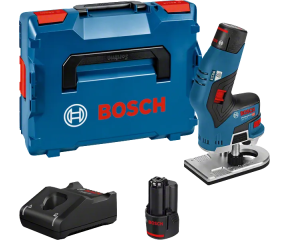 BOSCH ΚΟΥΡΕΥΤΙΚΟ ΠΕΡΙΘΩΡΙΩΝ ΜΠΑΤΑΡΙΑΣ GKF 12V-8 12V ΣΕ L-BOXX (2x3.0Ah) 06016B0000