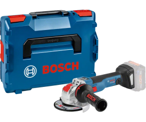 BOSCH ΓΩΝΙΑΚΟΣ ΤΡΟΧΟΣ ΜΠΑΤΑΡΙΑΣ GWX 18V-10 SC 125 MM ΜΕ ΡΥΘΜΙΖΟΜΕΝΗ ΤΑΧΥΤΗΤΑ X-LOCK 18V (ΜΟΝΟ ΣΩΜΑ) 06017B0400