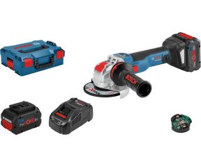 BOSCH ΓΩΝΙΑΚΟΣ ΤΡΟΧΟΣ ΜΠΑΤΑΡΙΑΣ GWX 18V-10 SC 125 MM PROFESSIONAL 06017B0401