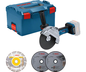 BOSCH ΓΩΝΙΑΚΟΣ ΛΕΙΑΝΤΗΡΑΣ ΜΠΑΤΑΡΙΑΣ BITURBO GWS 18V-180 P PROFESSIONAL SOLO 06019H6L02