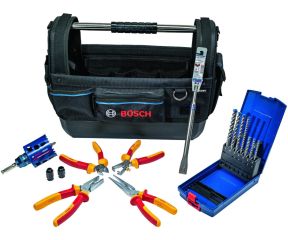 BOSCH ΕΡΓΑΛΕΙΟΘΗΚΗ ΥΦΑΣΜΑΤΙΝΗ ΚΑΙ ΣΕΤ ΕΡΓΑΛΕΙΑ ΧΕΙΡΟΣ ΓΙΑ ΗΛΕΚΤΡΟΛΟΓΟΥΣ & ΕΞΑΡΤΗΜΑΤΑ 061599768F