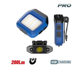 BORMANN PRO BPR6034 ΦΑΚΟΣ ΜΕ ΚΛΙΠ ΕΠΑΝΑΦΟΡΤΙΖΟΜΕΝΟΣ, 200LM 072348
