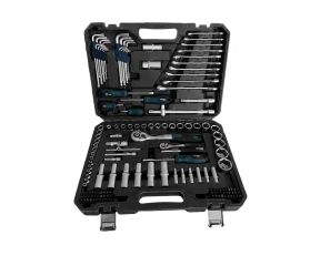 BORMANN PRO ΣΕΤ ΚΑΡΥΔΑΚΙΑ 1/4'' & 1/2' ΜΕ ΚΑΣΤΑΝΙΑ,ΚΑΤΣΑΒΙΔΙΑ,ΚΛΕΙΔΙΑ 150ΤΜΧ BHT5130 077817