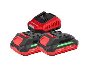 KUMATSUGEN ΜΠΑΤΑΡΙΕΣ 2X2.0AH & ΦΟΡΤΙΣΤΗΣ 2Α KDC922 STARTER KIT 20VGENIUS 083610