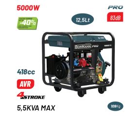 BORMANN PRO BGB9010 ΓΕΝΝΗΤΡΙΑ ΠΕΤΡΕΛΑΙΟΥ ΣΥΝΕΧ. ΑΠΟΔΟΣΗ 5000W 086222