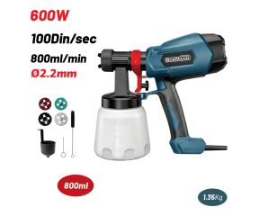 BORMANN BPG8110 ΠΙΣΤΟΛΙ ΒΑΦΗΣ ΗΛΕΚΤΡΙΚΟ HVLP 600W, 800ML 086505