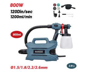 BORMANN BPG9110 ΠΙΣΤΟΛΙ ΒΑΦΗΣ ΗΛΕΚΤΡΙΚΟ HVLP 800W 086512