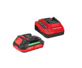 KUMATSUGEN STARTER KIT 20VGENIUS, ΜΠΑΤΑΡΙΑ 2.0AH & ΦΟΡΤΙΣΤΗΣ 4A KDC982 087014