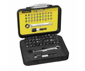 STANLEY ΣΕΤ ΜΕ ΜΥΤΕΣ 1/4΄΄(25ΧΙΛ.) 32 ΤΕΜ 1-13-905
