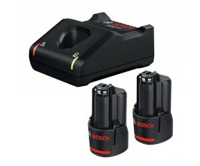 BOSCH ΣΕΤ ΜΠΑΤΑΡΙΩΝ ΛΙΘΙΩΝ (2 X GBA 12V 2.0AH) + ΦΟΡΤΙΣΤΗ (GAL 12V-40) 1600A019R8