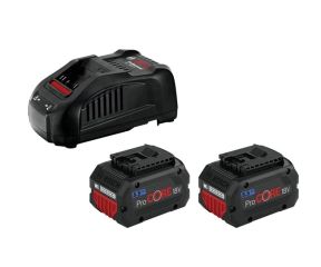 BOSCH ΣΕΤ ΦΟΡΤΙΣΤΗ GAL1880CV ΚΑΙ 2 ΜΠΑΤΑΡΙΩΝ PROCORE 18V 5.5AH 1600A0214C