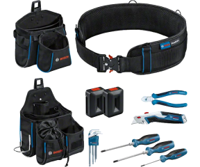 BOSCH COMBO KIT ΣΕΤ ΖΩΝΗ ΚΑΙ ΕΡΓΑΛΕΙΑ ΧΕΙΡΟΣ PROFESSIONAL 1600A02H5C