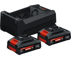 BOSCH ΣΕΤ ΜΠΑΤΑΡΙΕΣ ΚΑΙ ΦΟΡΤΙΣΤΗΣ 2x EXBA18V-40 (18V 4.0Ah) + GAL 12V/18V-80 1600A0373J