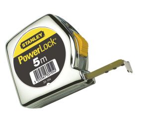 STANLEY ΜΕΤΡΟ POWERLOCK ΜΕ ΚΕΛΥΦΟΣ ABS ΚΑΙ ΛΑΜΑ 19MM - 5M BLISTER 1-33-194