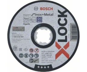 BOSCH ΔΙΣΚΟΣ ΚΟΠΗΣ X-LOCK EXPERT FOR INOX AND METAL 125X1.0MM 2608619264