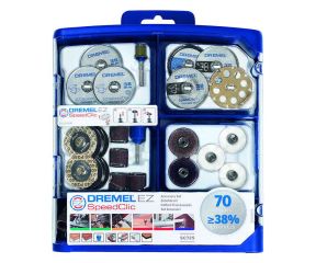 DREMEL ΣΕΤ ΕΞΑΡΤΗΜΑΤΩΝ ΠΟΛΛΑΠΛΗΣ ΧΡΗΣΗΣ EZ SPEEDCLIC 70 ΤΕΜΑΧΙΩΝ (SC725) 2615E725JA
