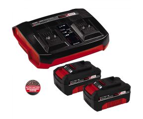EINHELL ΣΕΤ ΤΑΧΥΦΟΡΤΙΣΤΗΣ ΚΑΙ 2 ΜΠΑΤΑΡΙΕΣ ΛΙΘΙΟΥ 4Αh 4512112