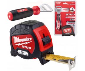 MILWAUKEE STUD MAGNETIC ΜΕΤΡΟΤΑΙΝΙΑ ΜΕ ΑΥΤΟΜΑΤΗ ΕΠΑΝΑΦΟΡΑ ΚΑΙ ΜΑΓΝΗΤΗ 5m x 33mm 4932478794