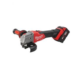 MILWAUKEE ΓΩΝΙΑΚΟΣ ΤΡΟΧΟΣ Ø125mm ΜΕ ΣΥΡΟΜΕΝΟ ΔΙΑΚΟΠΤΗ ΚΑΙ ΦΡΕΝΟ M18 FUEL™ FSAG125XB-502X 4933478430