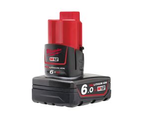 MILWAUKEE 12V ΜΠΑΤΑΡΙΑ 6.0 AH M12™ Β6 4932451395
