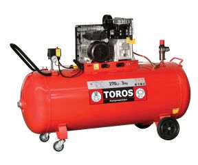 TOROS ΑΕΡΟΣΥΜΠΙΕΣΤΗΣ ΜΕ ΙΜΑΝΤΑ 270LIT/3HP 230V 602041