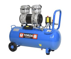 TOROS ΑΕΡΟΣΥΜΠΙΕΣΤΗΣ OILFREE ΧΑΜΗΛΟΥ ΘΟΡΥΒΟΥ (SILENT) 50LT/2,0HP 602088