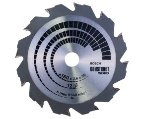BOSCH ΔΙΣΚΟΣ ΚΟΠΗΣ CONSTRUCT WOOD ΓΙΑ ΔΙΣΚΟΠΡΙΟΝΑ ΧΕΡΙΟΥ 160X20MM 2608640630  