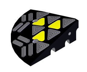 NEXT SYSTEMS ΑΚΡΙΑΝΟ ΤΜΗΜΑ ΡΑΜΠΑΣ ΠΕΖΟΔΡΟΜΙΟΥ ΥΨΟΥΣ 10CM KDH-UP-1E