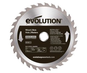 EVOLUTION ΔΙΣΚΟΣ ΚΟΠΗΣ ΞΥΛΟΥ 185MM GW185TCT-24
