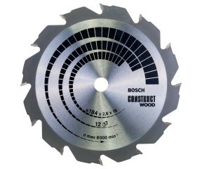 BOSCH ΔΙΣΚΟΣ ΚΟΠΗΣ CONSTRUCT WOOD CIRCULAR SAW BLADE 2608641200