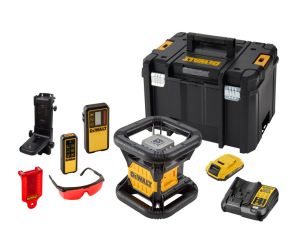 DEWALT 18V ΠΕΡΙΣΤΡΟΦΙΚΟ LASER - ΚΟΚΚΙΝΗ ΔΕΣΜΗ (ΕΜΒΕΛΕΙΑ ΕΡΓΑΣΙΑΣ 60M / 600M) DCE079D1R-QW