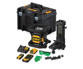 DEWALT 18V ΠΕΡΙΣΤΡΟΦΙΚΟ ΛΕΙΖΕΡ TOOL CONNECT™ ΠΡΑΣΙΝΗΣ ΔΕΣΜΗΣ (1x2Ah) DCE080D1GS-QW