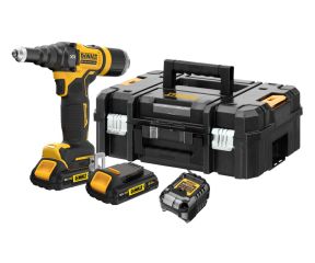 DEWALT ΠΡΙΤΣΙΝΑΔΟΡΟΣ ΜΠΑΤΑΡΙΑΣ 18V Li-Ion XR BRUSHLESS ΣΕ TSTAK DCF403D2GT-QW