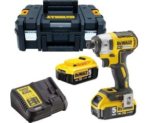 DEWALT ΠΑΛΜΙΚΟ ΚΑΤΣΑΒΙΔΙ BRUSHLESS 18V XR LI-ION (2x5.0Ah) DCF887P2-QW