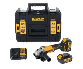 DEWALT ΓΩΝΙΑΚΟΣ ΤΡΟΧΟΣ 125MM 18V XR BRUSHLESS (2X4AH) DCG407M2T-QW
