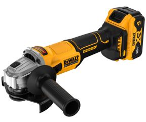 DEWALT ΓΩΝΙΑΚΟΣ ΤΡΟΧΟΣ 125MM 18V XR BRUSHLESS (2X4AH) DCG407M2T-QW