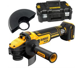 DEWALT ΓΩΝΙΑΚΟΣ ΤΡΟΧΟΣ 125mm 18V XR ΡΥΘΜΙΖΟΜΕΝΗΣ ΤΑΧΥΤΗΤΑΣ SOLO DCG409VSNT-XJ