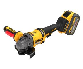 DEWALT ΤΡΟΧΟΣ ΜΕ ΔΙΑΚΟΠΤΗ ΠΛΕΥΡΙΚΗΣ ΛΑΒΗΣ 54V XR 125mm FLEXVOLT (1x9Ah) DCG418SHDX2-QW