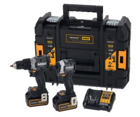 DEWALT MCLAREN ΣΕΤ ΚΡΟΥΣΤΙΚΟ ΔΡΑΠΑΝΟΚΑΤΣΑΒΙΔΟ & ΠΑΛΜΙΚΟ ΚΑΤΣΑΒΙΔΙ ΜΠΑΤΑΡΙΑΣ 18V LI-ION XR BRUSHLESS (2X5.0AH) ΣΕ TSTAK DCK200MP2T