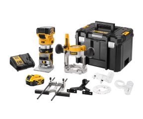 DEWALT ΡΟΥΤΕΡ ΣΤΑΘΕΡΗΣ ΒΑΣΗΣ 55MM 18V (2x5.0Ah) DCW604P2-QW