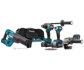 MAKITA ΣΕΤ 4 ΕΡΓΑΛΕΙΩΝ XGT® 40Vmax/4.0Ah (DF001G + TD001G + GA005G + JR001G) DK0126G401