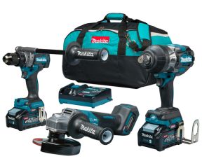MAKITA ΣΕΤ 3 ΕΡΓΑΛΕΙΩΝ XGT® 40Vmax/4.0Ah (DF001G + TW001G + GA013G) DK0158G301