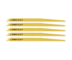 DEWALT ΠΑΚΕΤΟ 5 ΤΕΜ HCS ΛΑΜΕΣ ΣΕΓΑΤΣΑΣ ΓΙΑ ΞΥΛO 305 mm 8.5 mm 3 TPI DT2432-QZ