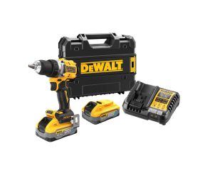 DEWALT ΔΡΑΠΑΝΟΚΑΤΣΑΒΙΔΟ BRUSHLESS XR 18V 13MM 90NM, (2X5AH POWERSTACK ) DCD800H2T-QW