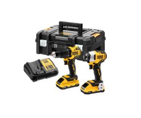 DEWALT ΣΕΤ 18V XR BRUSHLESS ΚΟΜΠΑΚΤ ΚΡΟΥΣΤΙΚΟ ΔΡΑΠΑΝΟΚΑΤΣΑΒΙΔΟ & ΠΑΛΜΙΚΟ ΚΑΤΣΑΒΙΔΙ (2x3.0Ah) DCK2062L2T-QW