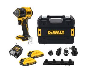 DEWALT 18V XR BRUSHLESS ΔΡΑΠΑΝΟΚΑΤΣΑΒΙΔΟ ΠΟΛΛΑΠΛΩΝ ΚΕΦΑΛΩΝ (2X2Ah) DCD803D2T-QW