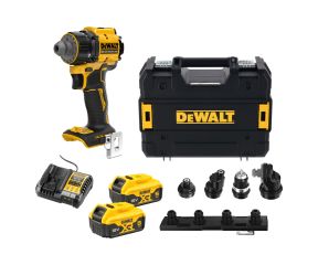DEWALT 18V XR BRUSHLESS ΔΡΑΠΑΝΟΚΑΤΣΑΒΙΔΟ ΠΟΛΛΑΠΛΩΝ ΚΕΦΑΛΩΝ (2X5Ah) DCD803D2T-QW